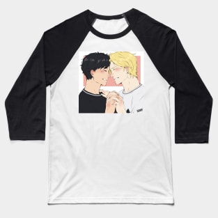 Ash and Eiji Happy Baseball T-Shirt